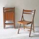 Series of 4 teak chairs
