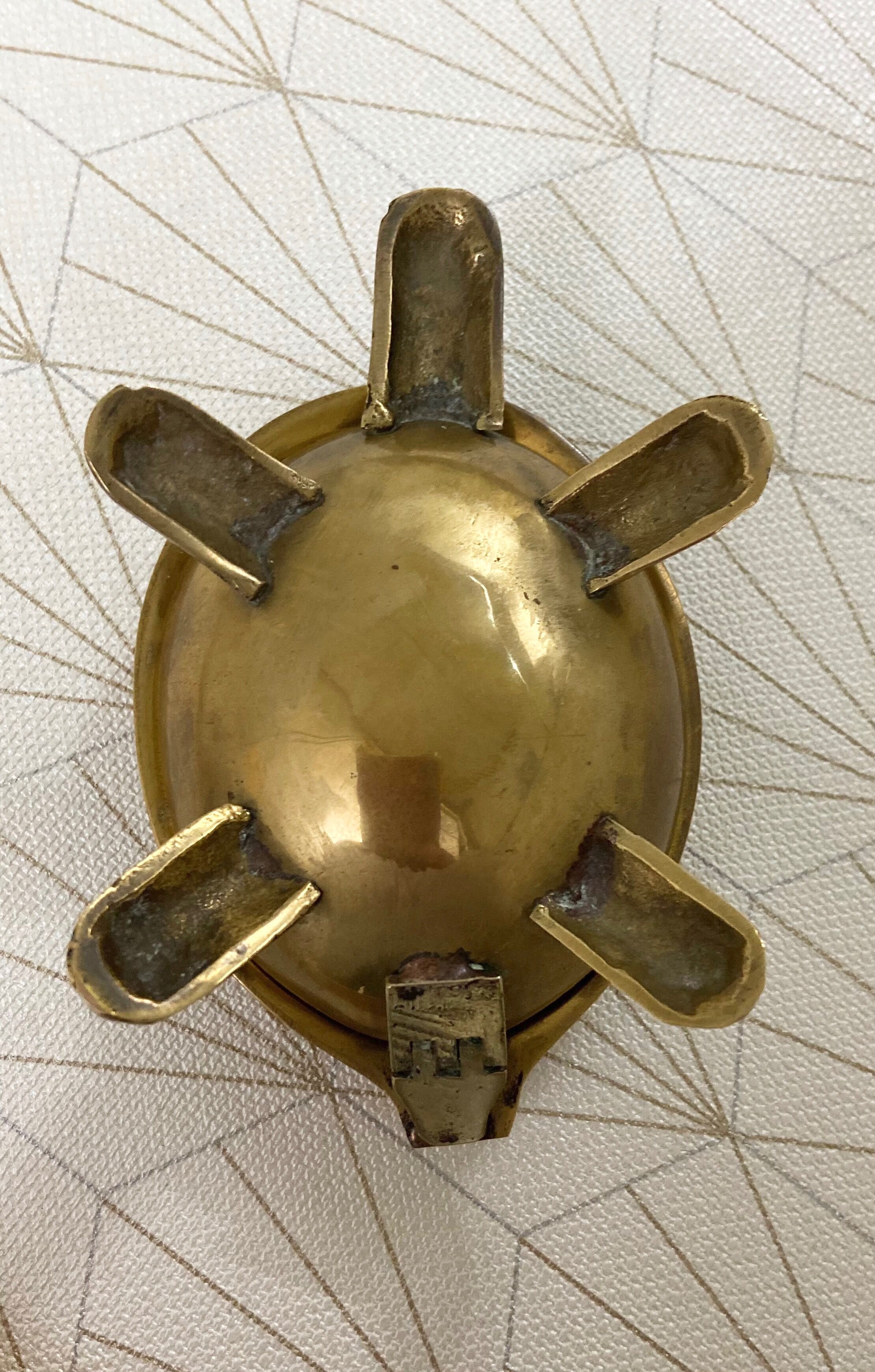Brass turtle