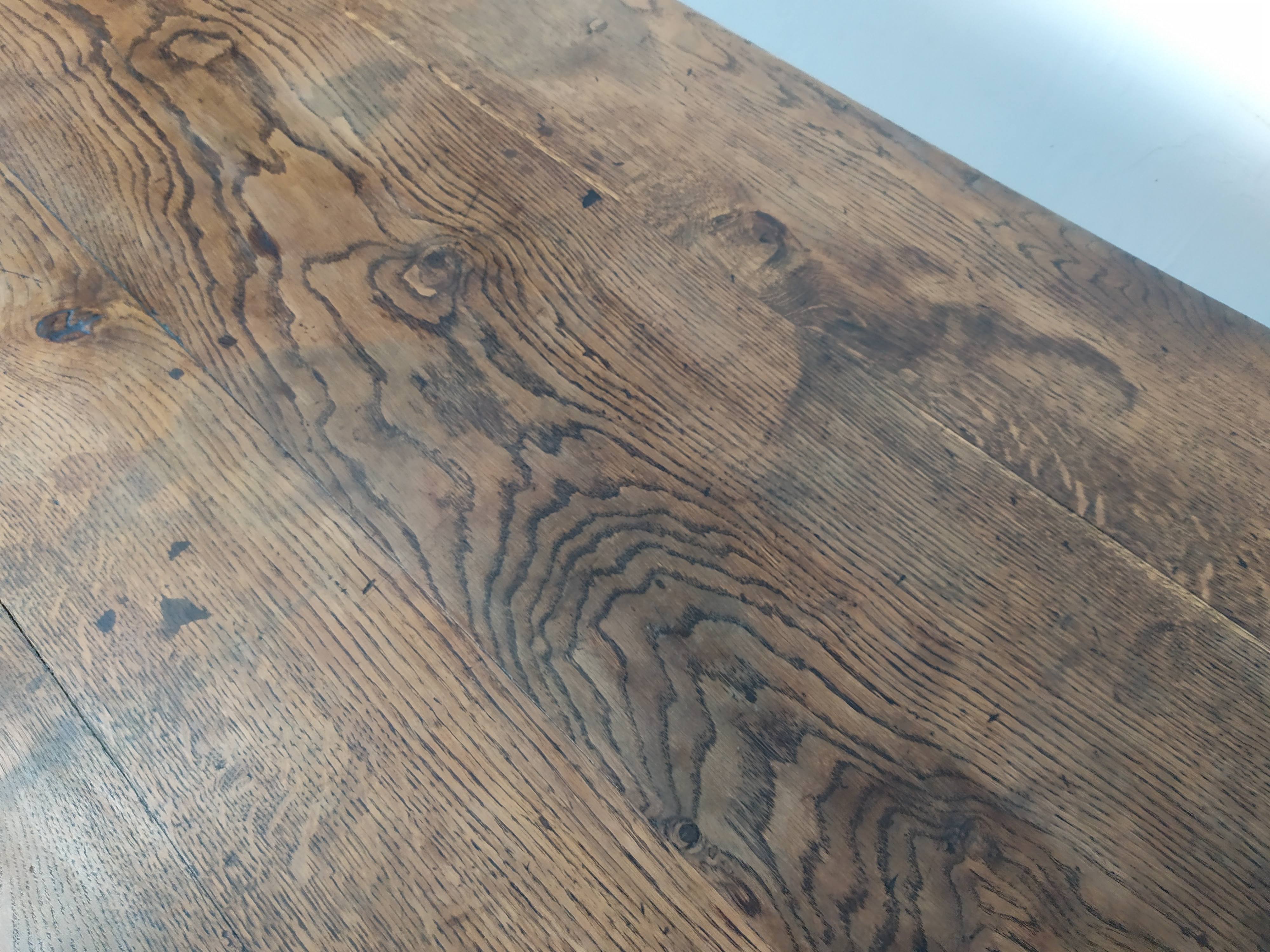 Oak farmhouse table