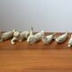 Lot de 6 porte couteaux animaliers en porcelaine de Limoges