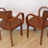 Pair of armchairs, 1940s