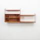 Étagère String, teck, avec vitrine, vintage