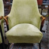 Pair of Progetti chairs for Giorgetti