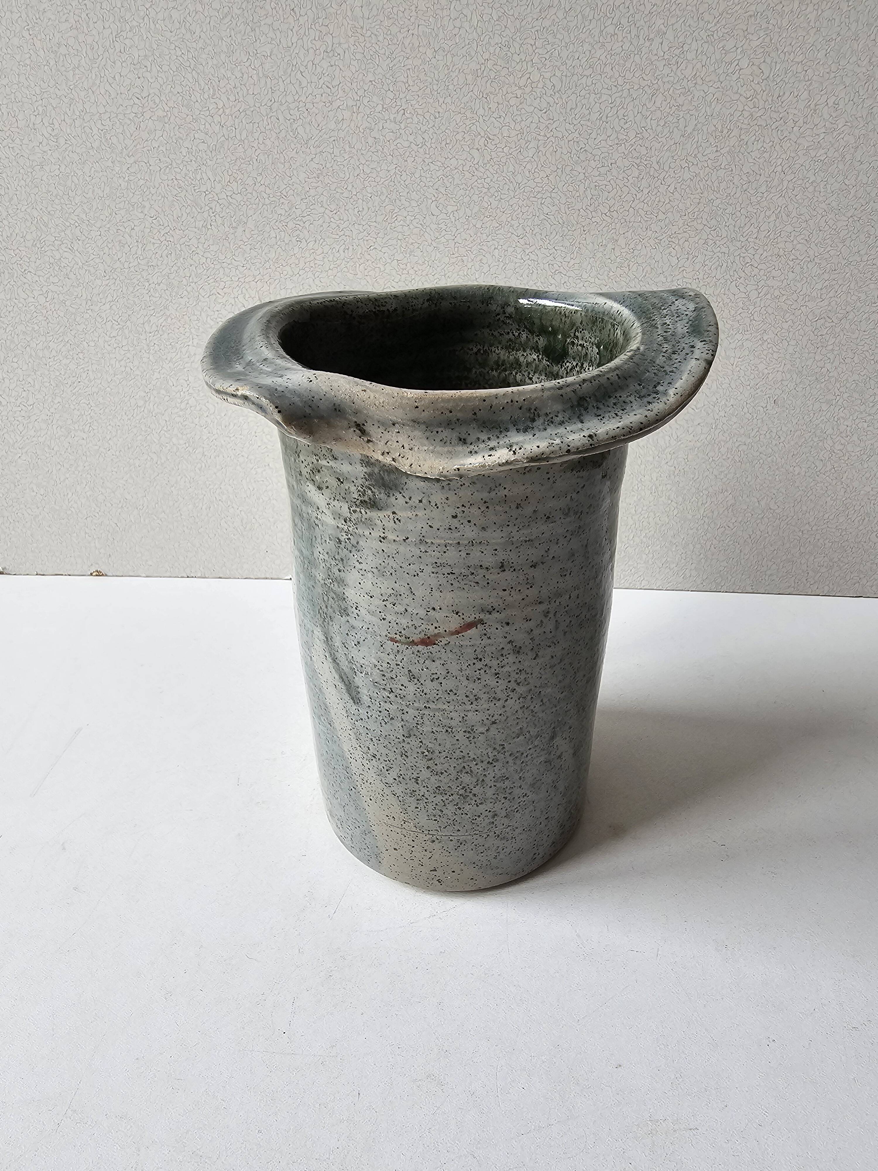 Free-form ceramic vase by colette szostak