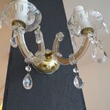 Pair of grapevine wall lamps 1960