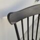 Rocking chair vintage noir 1950