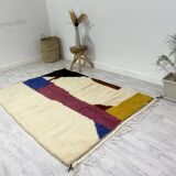 Handmade Moroccan Berber carpet 223 x 154 CM