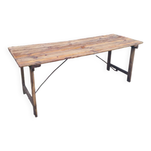 Table pliante en bois