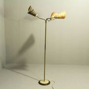 Italian Brass Three Light Floor Lamp, 1960s