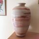 Large contemporary vase in iridescent ceramic