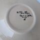 Quimper Fouillen earthenware cups