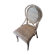 Chaise en rotin vintage