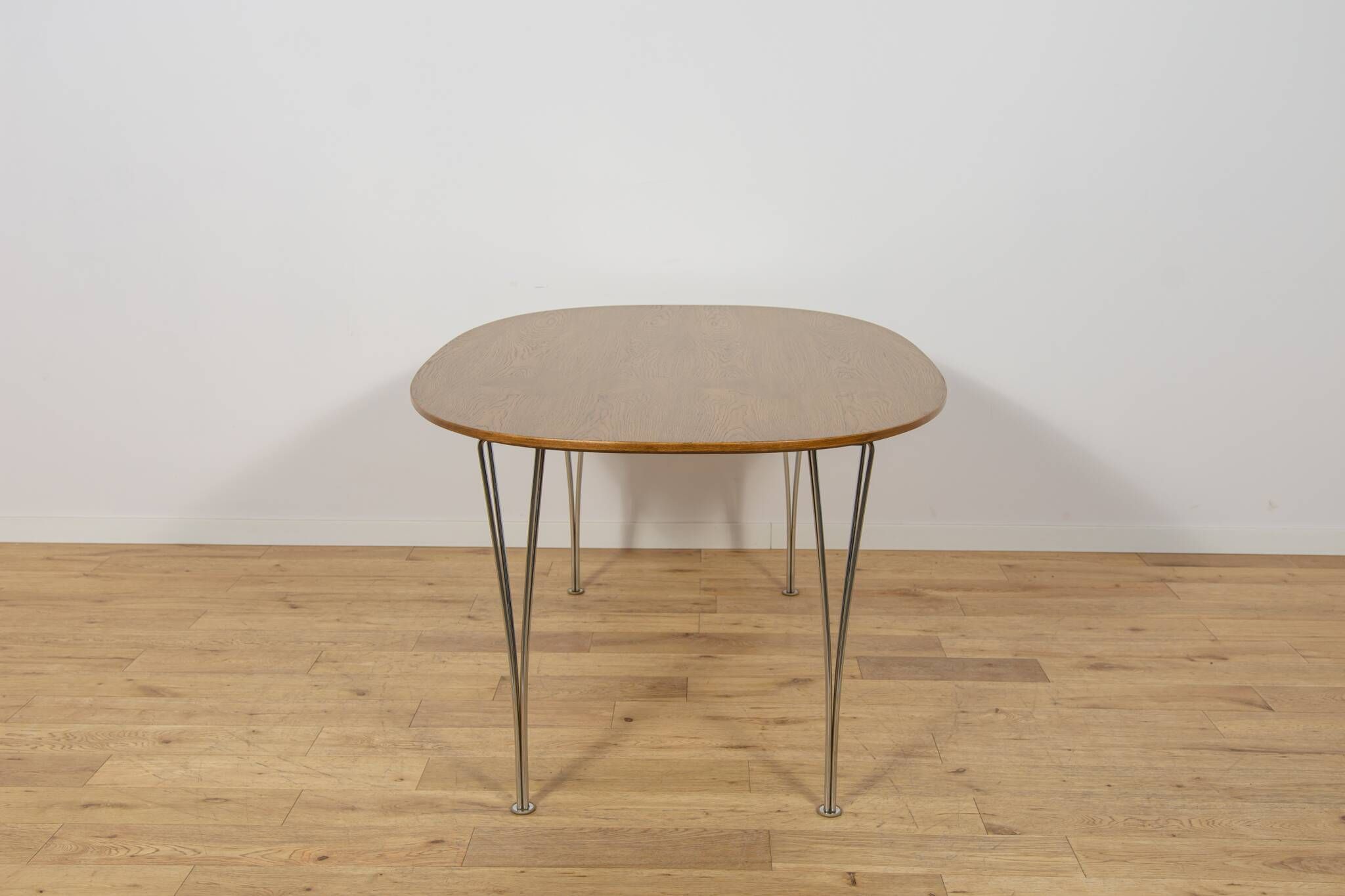 Mid-Century Superellipse Dining Table by Piet Hein & Bruno Mathsson for Fritz Hansen, Denmark, 1980s
