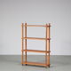 1950s Birch stick cabinet from the Netherlands