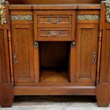 Très Rare buffet bibliothéque aux Putti Empire de forme demie lune