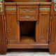 Very Rare Empire Half-Moon Shaped Library Buffet with Putti