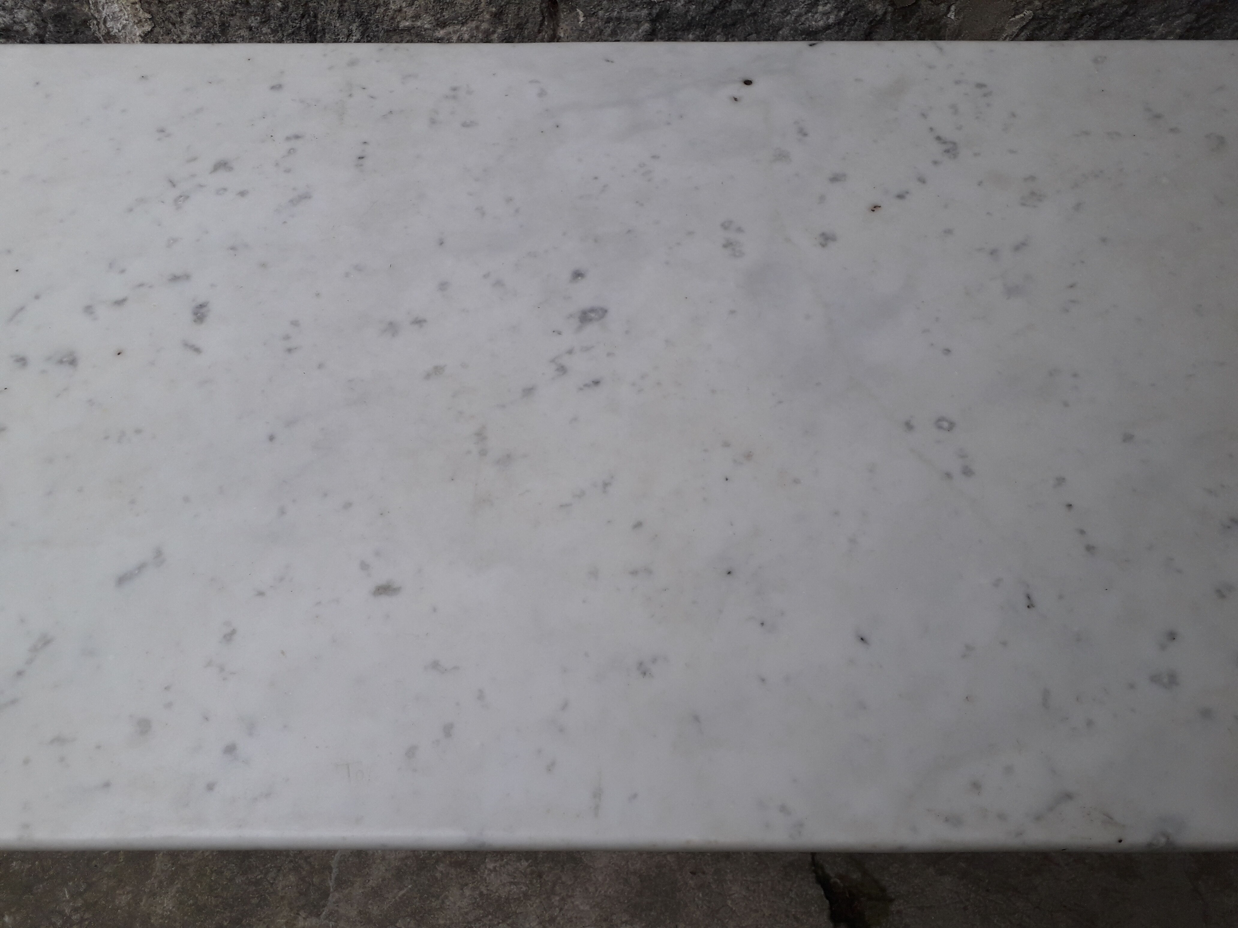 Bistro table marble top 145.5 cm