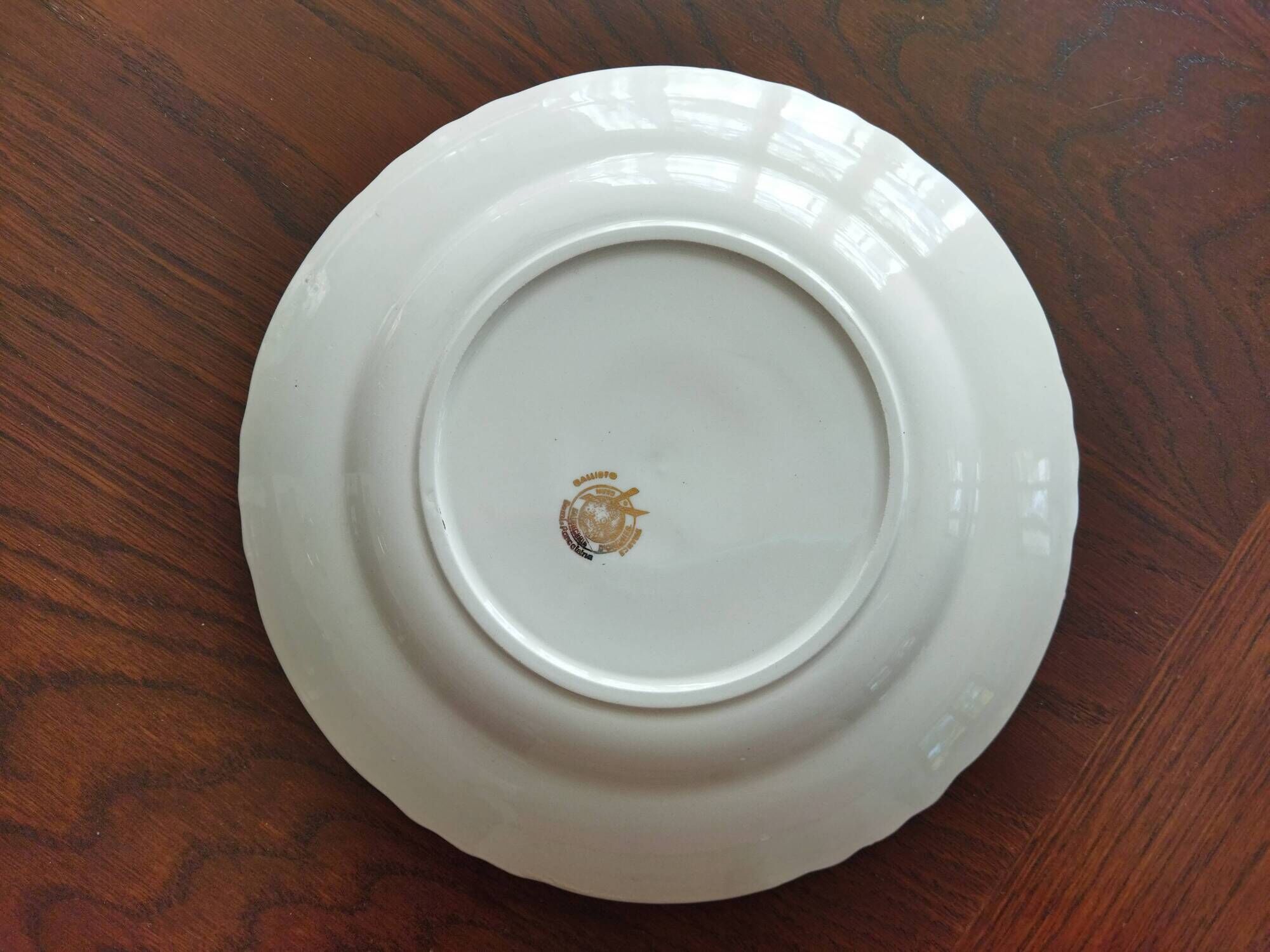 Set of 12 flat plates Orchies Nord "Callisto"