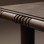Table Art déco en chêne – France, années 1930–1940