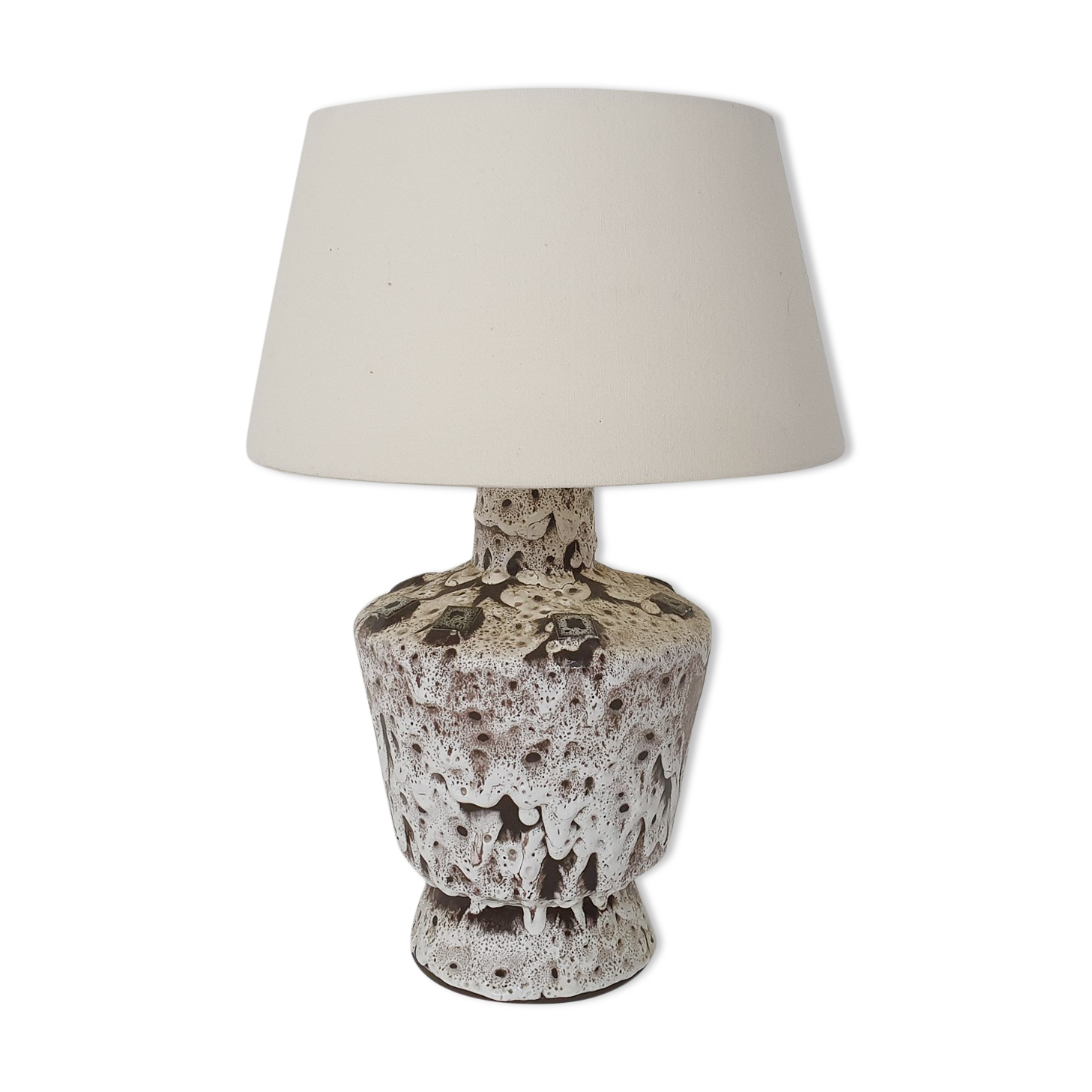 Ceramic talbe light attrb West-Germany , 1960's