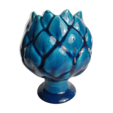 Blue ceramic vase