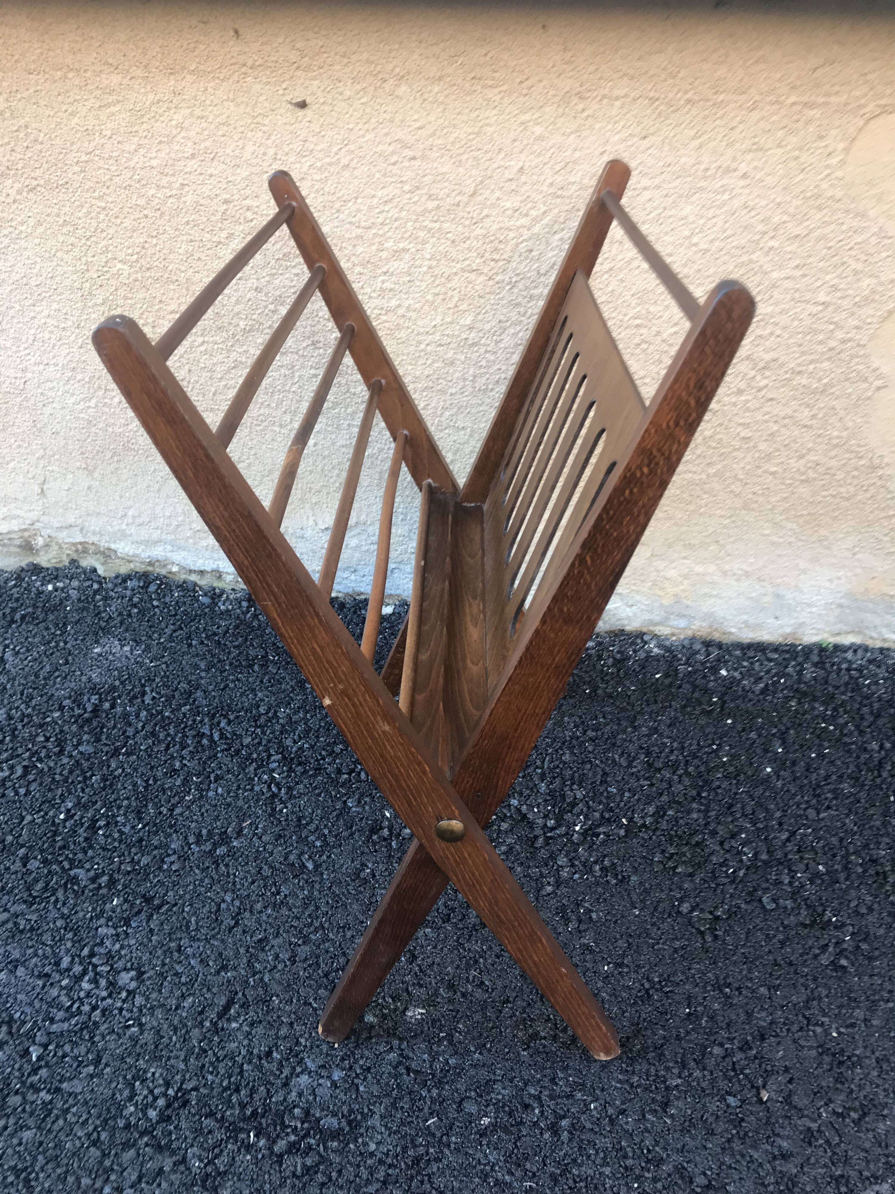 Scandinavian magazine holder by Cees Braakman