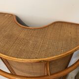Wicker bar counter
