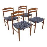 4 Scandinavian teak chairs, Sweden, 1960