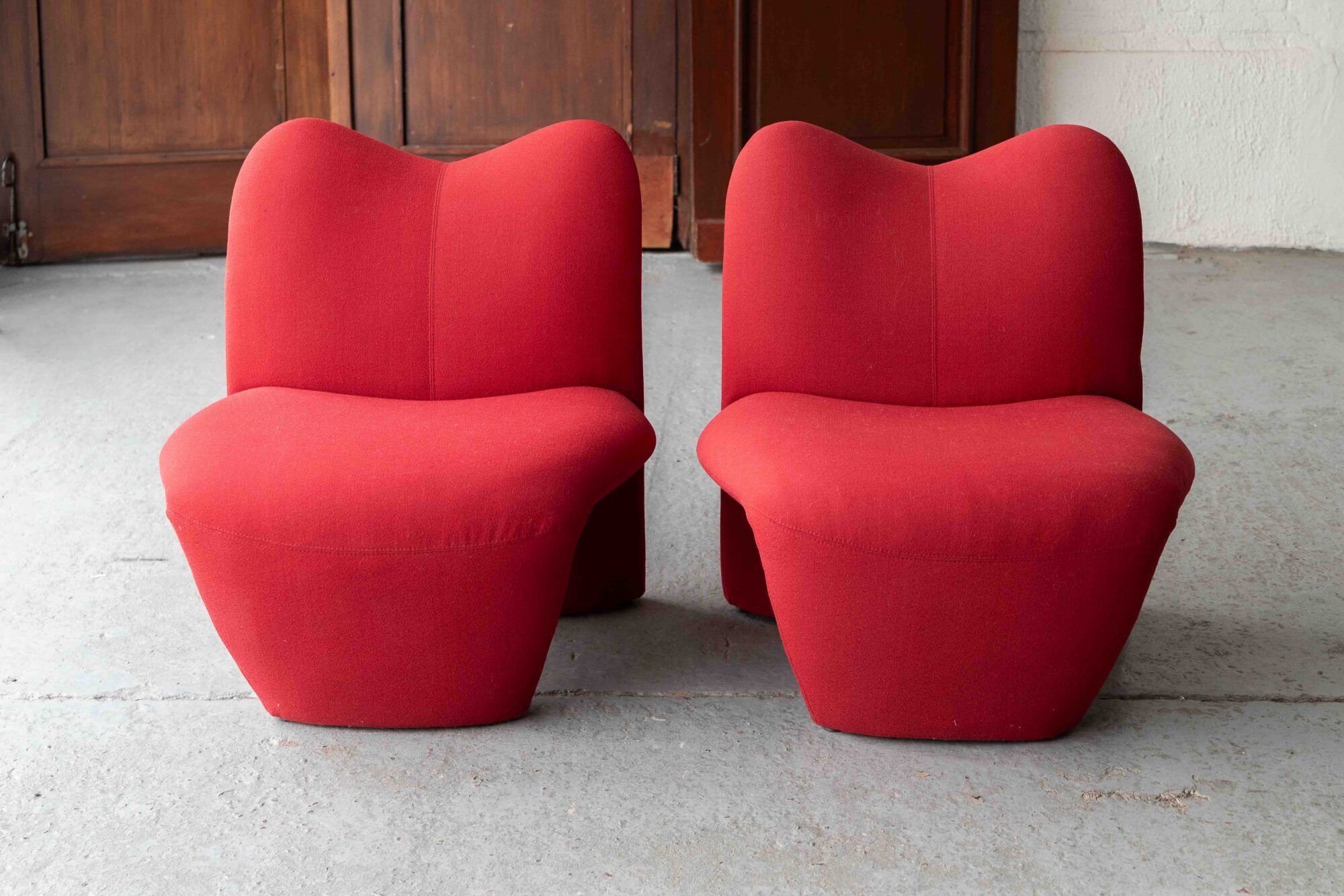 Ensemble de 2 fauteuils lounge « Multipla » de Jane Dillon et Peter Wheeler
