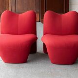 Ensemble de 2 fauteuils lounge « Multipla » de Jane Dillon et Peter Wheeler