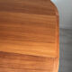 Vintage round dining table 1960s teak Lübke