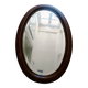 Miroir ovale biseauté Art Déco