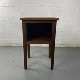 Wooden bedside table