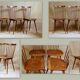 4 chaises bistrot Baumann Menuet années 60/70