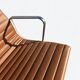 Tan Herman Miller Original Eames EA335 Ribbed Desk Aluminium Chair