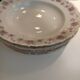 Table service 31 pieces in porcelain. Floral polychrome pattern