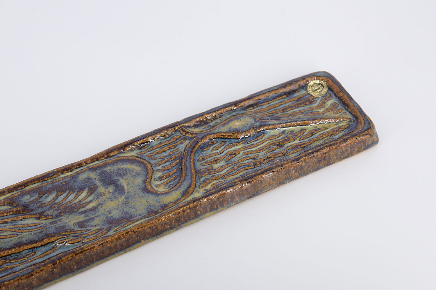 Scandinavian decorative ceramic relief by Svend Åage Jensen for Søholm, 1960s