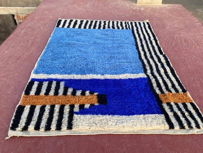 Tapis beni ouraine sur mesure traditionnelle 2,5/3,5 m