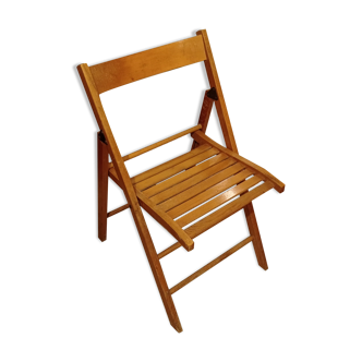 Beech folding chair