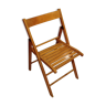 Beech folding chair