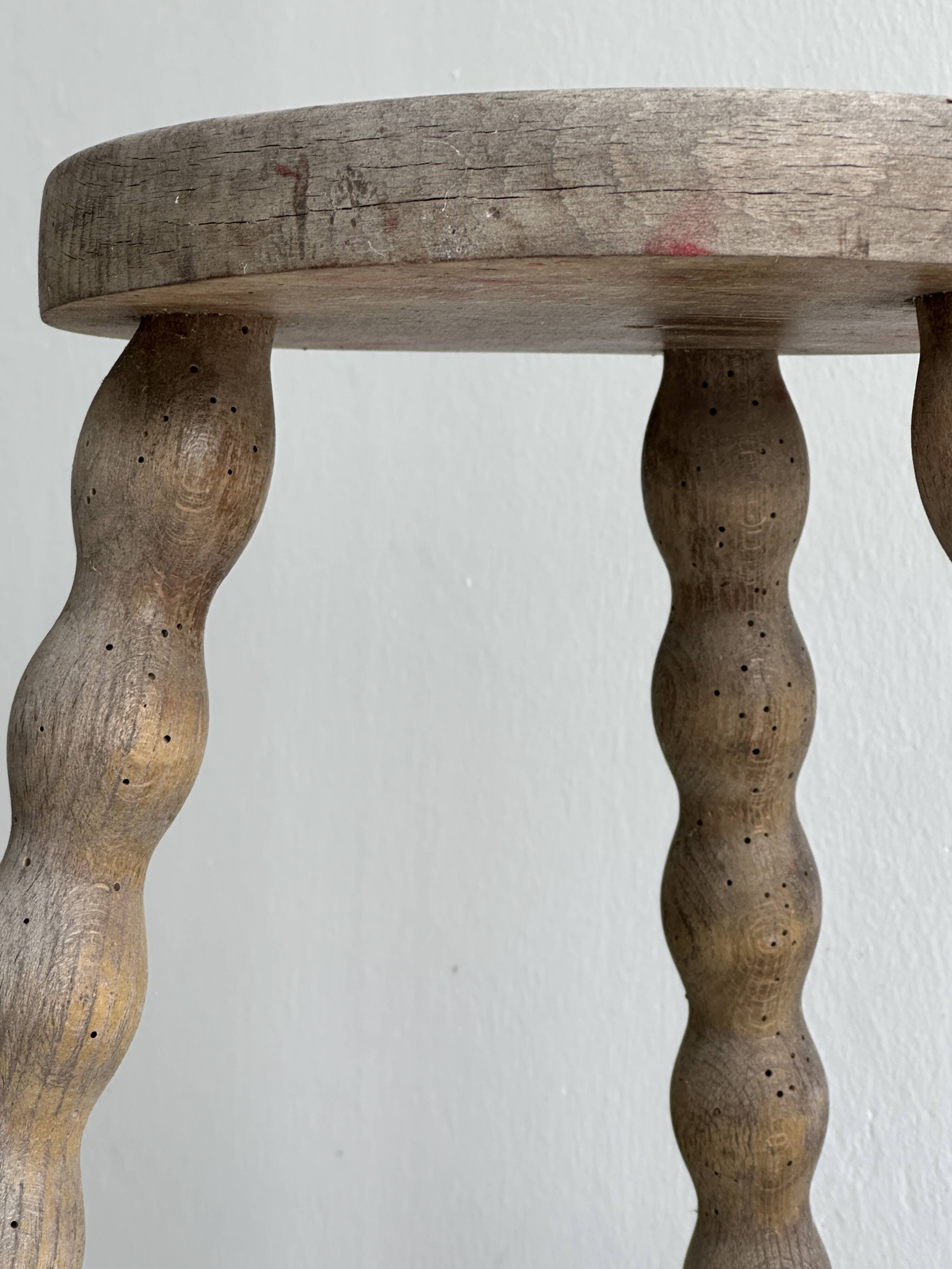 Antique wooden stool