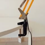 Vintage 1970s mustard yellow architect lamp