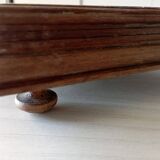Old wood and ceramic trivet