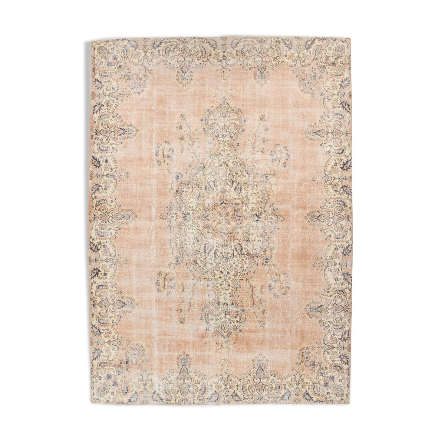 Handmade antique classic rug 361x260cm