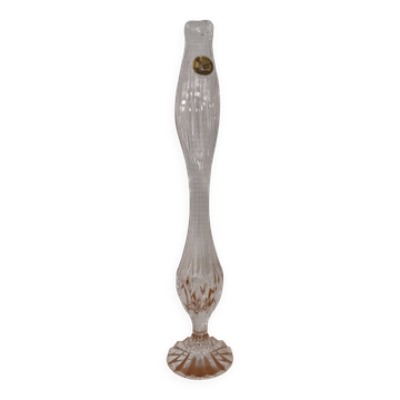 Ancien vase soliflore ancien cristal d'Arques "Iris"
