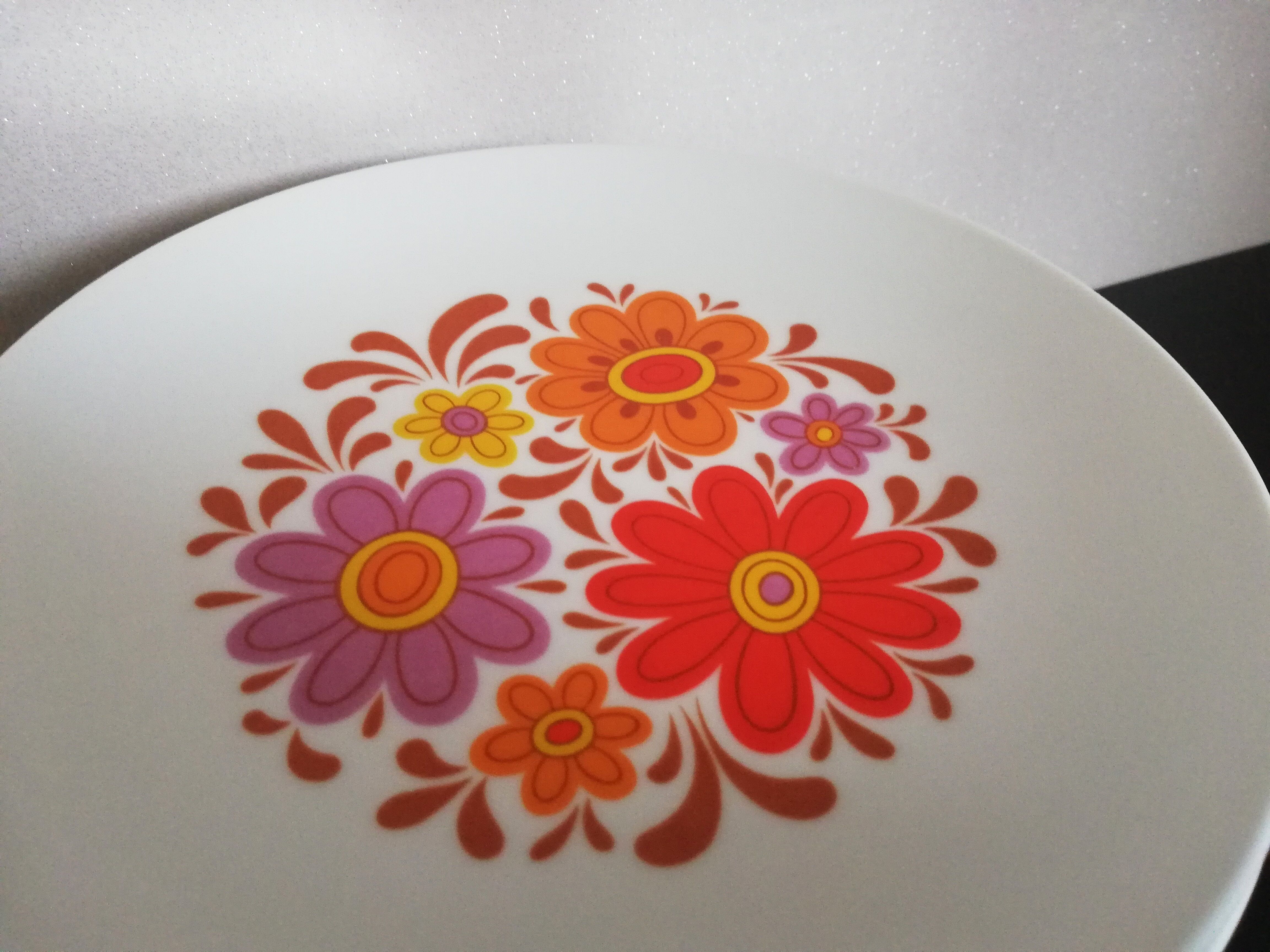 Service 12 plates winterling Bavaria 70s
