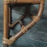 Vintage rattan shelf