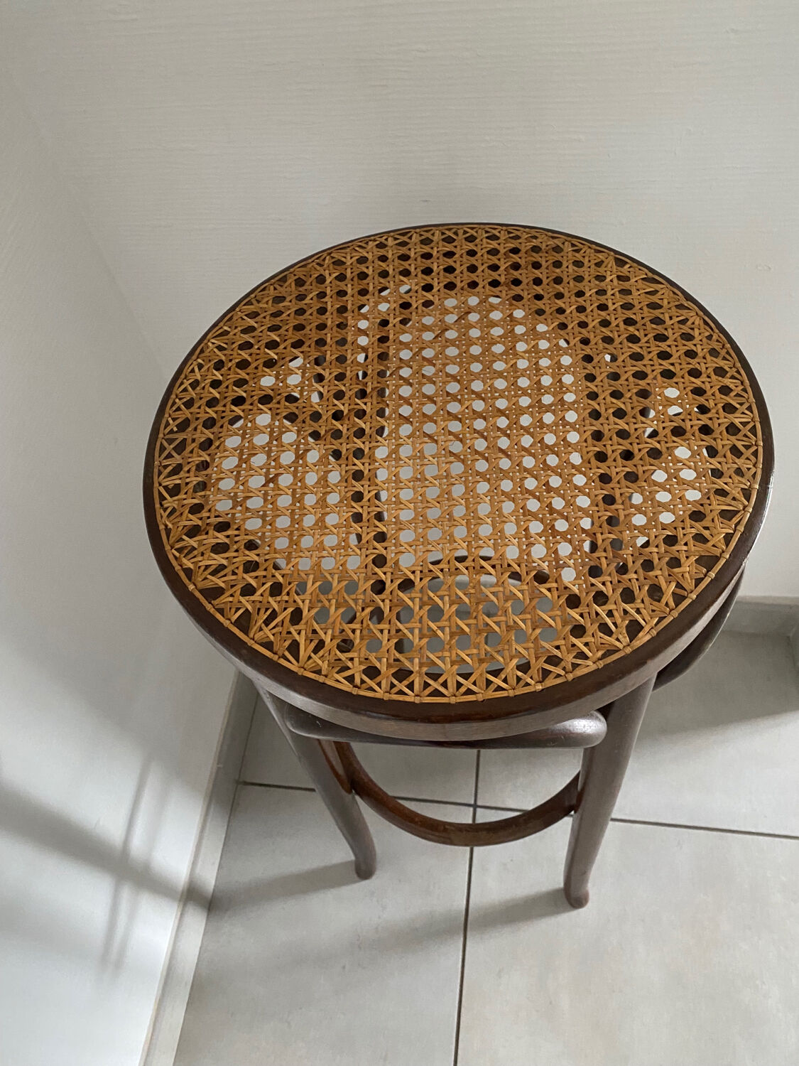 Lot de 4 tabourets bar vintage