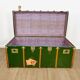 Old XXL arched mail transport trunk