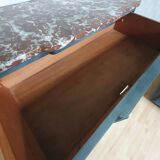 Chest of drawers with marble top